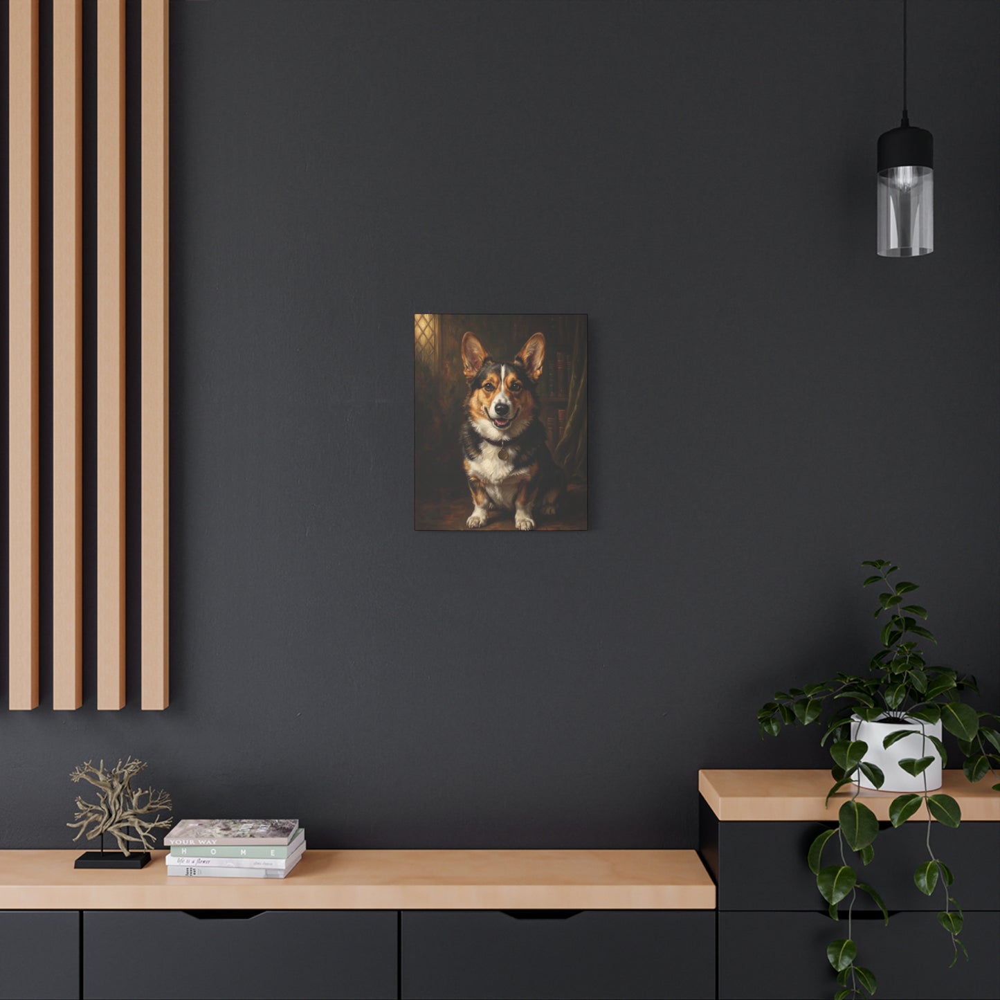 Custom Pet Portrait Canvas — Oil Painting Style