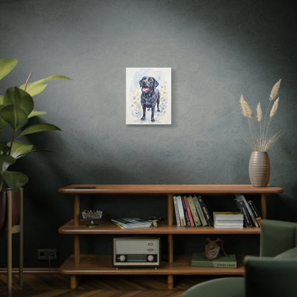 Custom Pet Portrait Canvas — Watercolor Style